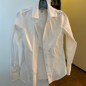 Jcrew white button down XS
